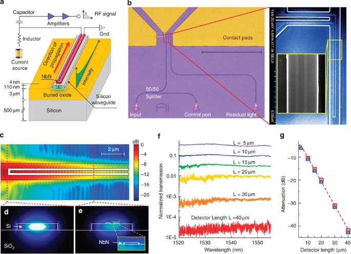 High speed travelling wave single-photon detectors with near-unity quantum efficiency paper figure preview